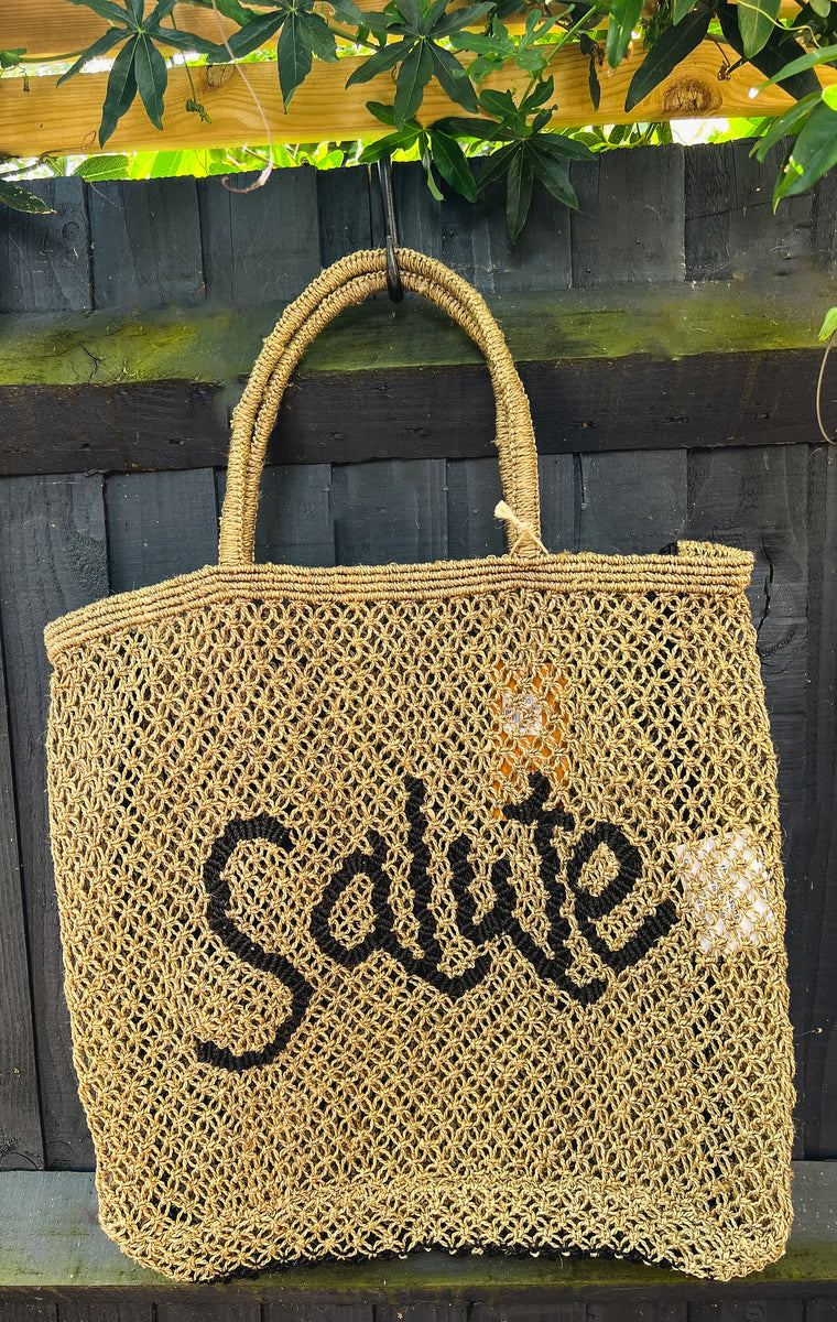 The Jacksons Small Salute Tote Bag in Natural