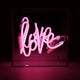 'Love' Mini Acrylic Neon Light Box