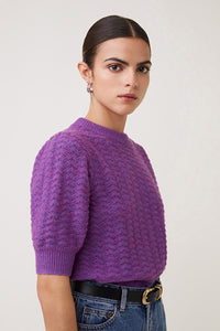 Pull Pensee Violet - Suncoo