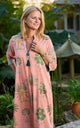 Alessandria Cotton Dress Dusky Apricot - Luella