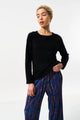 Blanka Eyelash Black Jumper - Louche