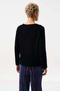 Blanka Eyelash Black Jumper - Louche