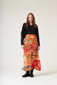 Fans Scarlet A-line Maxi Skirt - One Hundred Stars