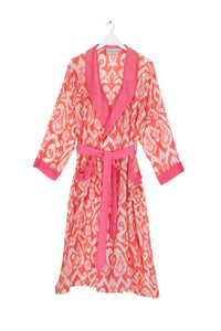 One Hundred Stars Gown Ikat Pink