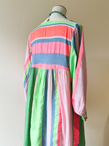 Neon Aztec Dress - One Size