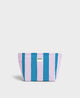 Lanzarote Blue & Lavender Stripe Toiletry Bag - Wouf