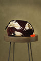 Stork Velvet Pouch Burgundy Red  - One Hundred Stars
