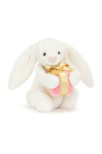 Bashful Bunny with Present Jellycat