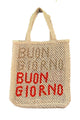 Buon Giorno Red Large Jute Bag - The Jacksons