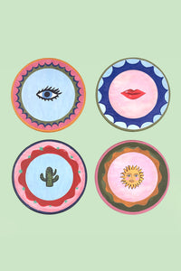 Eleanor Bowmer Set of 4 Icon Coasters