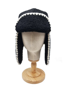 Danika Trapper Hat Borg Black - Nooki