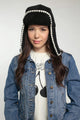 Danika Trapper Hat Borg Black - Nooki