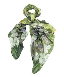 Hydrangea Lime Scarf - One Hundred Stars