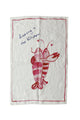 Kitchen Dancing Lobsters - Linen Tea Towel