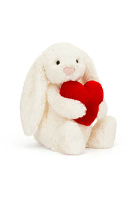 Bashful Red Love Heart Bunny Original Jellycat