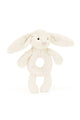 Jellycat Bashful Bunny Ring Soother Cream