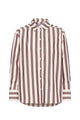 LiekeSZ Striped Burgundy Shirt - Saint Tropez