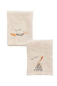 The Tower & Oyster Linen Napkin Set