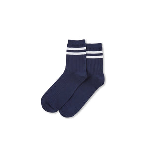 Chalk Bamboo Ankle Sock | Navy