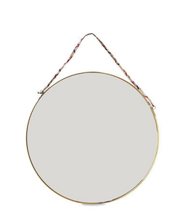 Nkuku Kiko Round Mirror Large