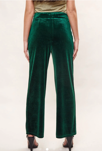 Louche Elina Velvet Straight Leg Trouser