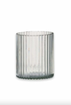 Nkuku Melana Recycled Glass Candle Holder - Clear - Small