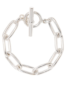 Tilly Sveaas Silver Oval Linked Bracelet