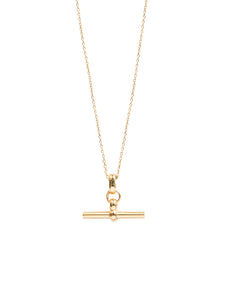 Tilly Sveaas Small Gold T-bar Trace Chain