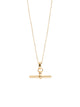 Tilly Sveaas Small Gold T-bar Trace Chain