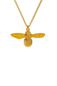 Alex Monroe Baby Bee Necklace Gold Plated