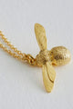 Alex Monroe Baby Bee Necklace Gold Plated