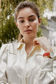 Estella Bartlett CZ Circle Rainbow Necklace