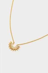 ESTELLA BARTLETT HALF SUNBURST NECKLACE