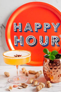 Happy Hour Large Round Tray - 39cm