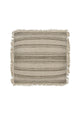 Odisha Linen Cushion Cover - Charcoal & Natural - 50 X 50 Cm - Nkuku