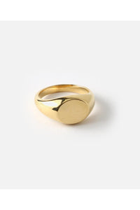 OVAL SIGNET RING