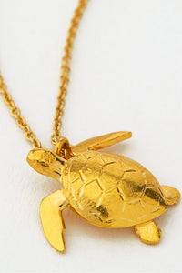 Alex Monroe Gold Plated Sea Turtle