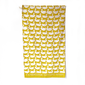Yellow Ducks & Rabbits Tea Towel